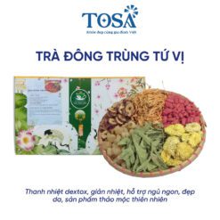 Trà Đông Trùng Tứ Vị, Đông trùng hạ thảo, Trà Thảo Mộc Trà Hoa cô Ba