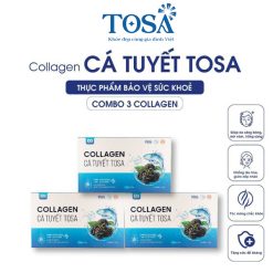 Combo 3 Hộp Collagen Cá Tuyết Tosa