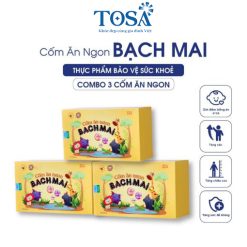 Combo 3 Hộp Cốm Ăn Ngon Bạch Mai