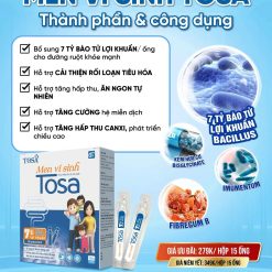 Thành phần men vi sinh Tosa