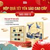 Hộp Quà Tết Yến Sào Cao Cấp 10 Hũ