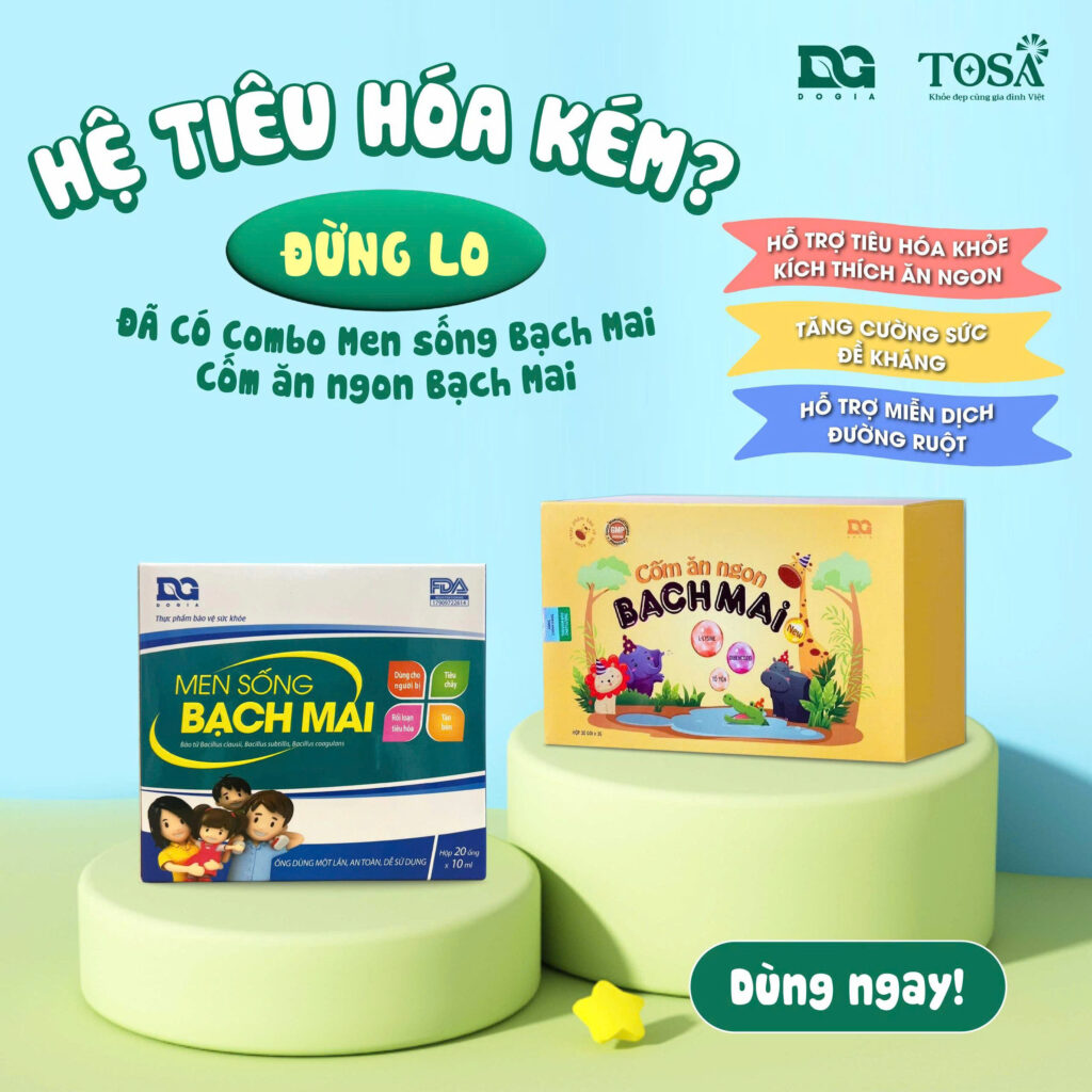 Bộ Đôi Men Sống Bạch Mai & Cốm Ăn Ngon Bạch Mai New