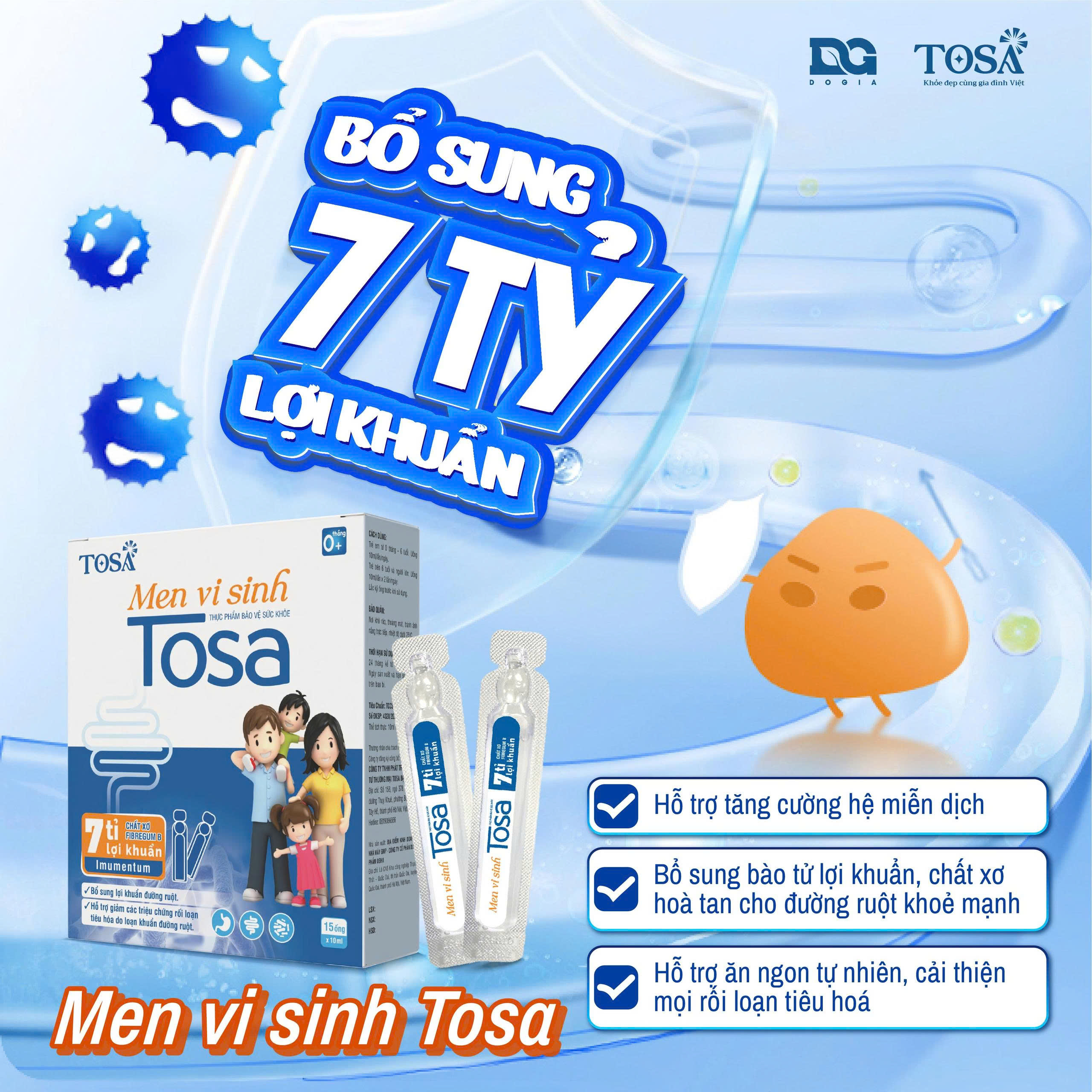 Đối Tượng Sử Dụng Men Vi Sinh TOSA