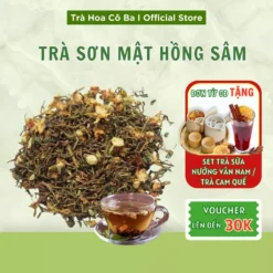 Trà Sơn Mật Hồng Sâm Mát Gan, Đẹp Da